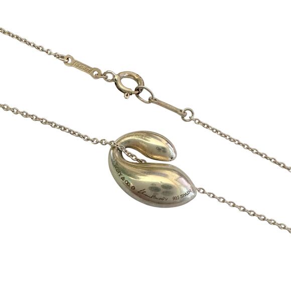Tiffany & Co Elsa Peretti Double Teardrop Necklace - Picture 3 of 15